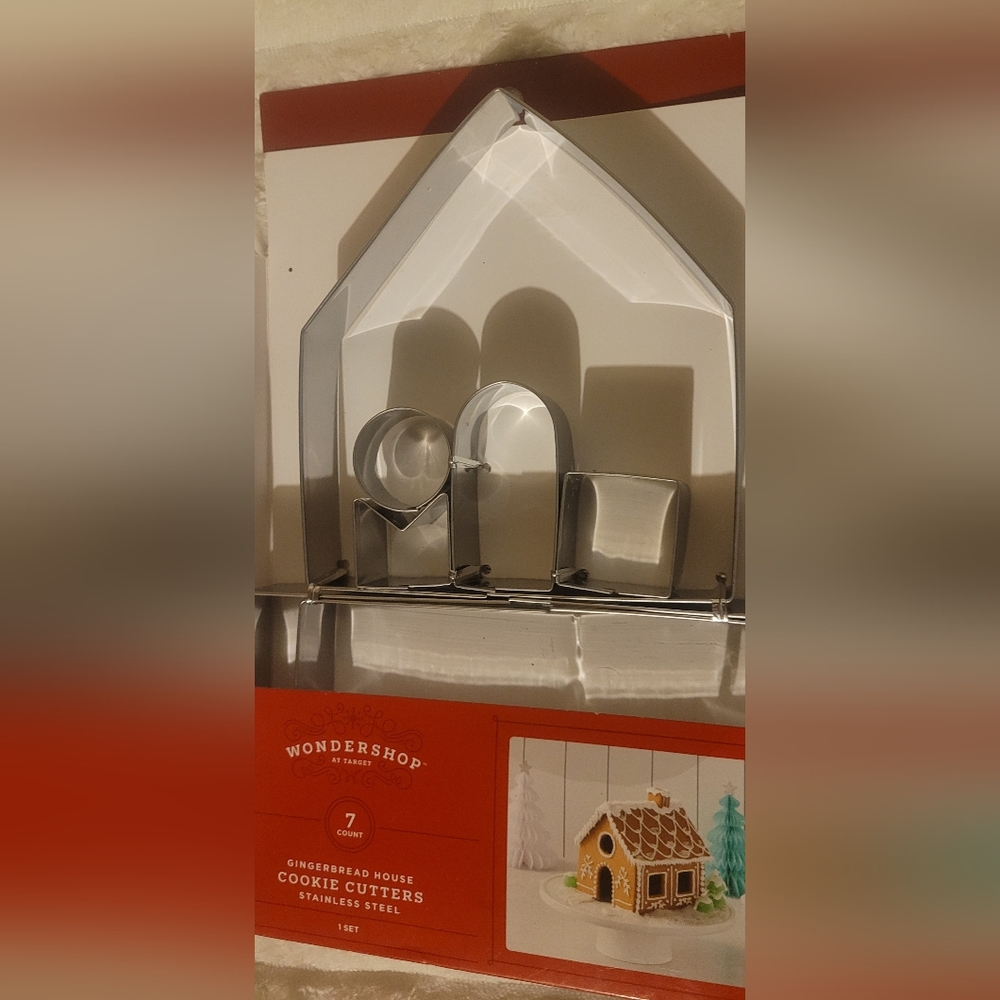 Wondershop At Target, Stainless Steel Cookie Cutters Set For Gingerbread Houses